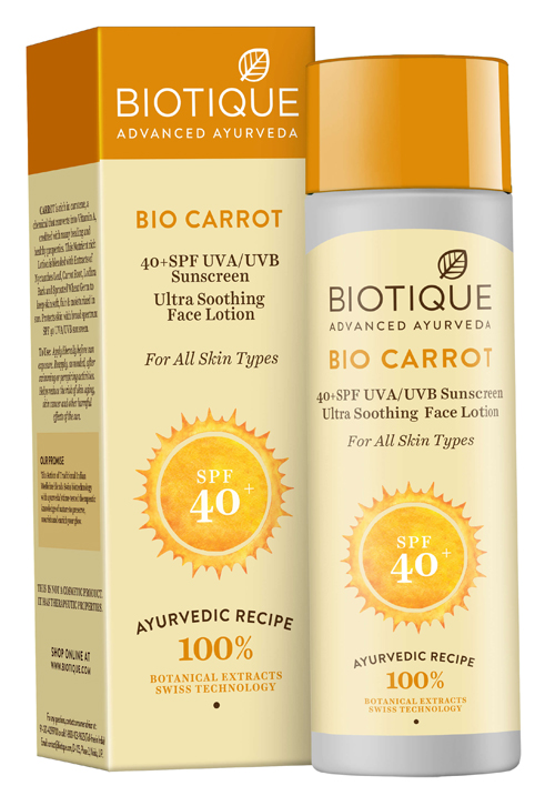 Bio Carrot Sunscreen Face Lotion