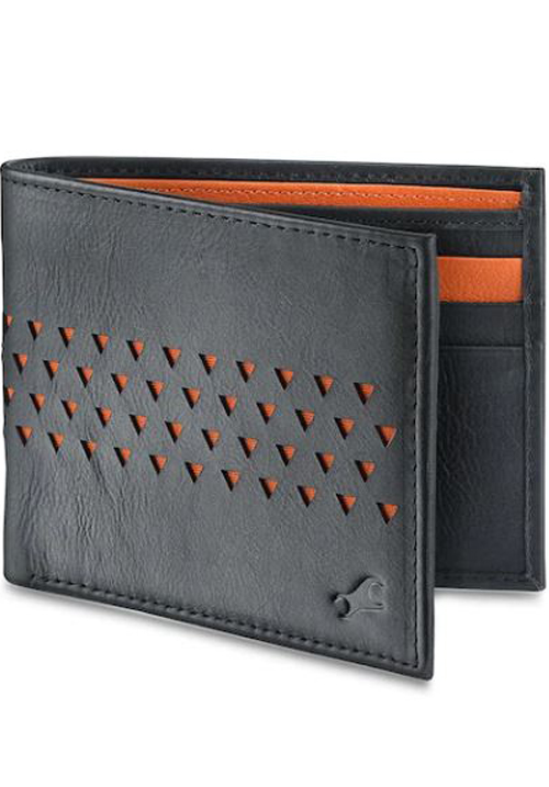 Fastrack Orange Leather Wallet 