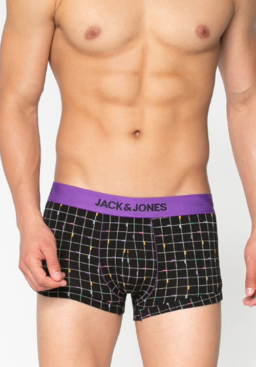 Jack and Jones Square Chex Trunk