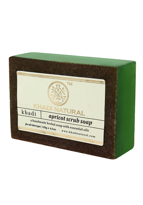 Khadi Natural Apricot Scrub Soap