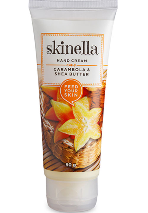 Skinella carambola and shea butter hand cream