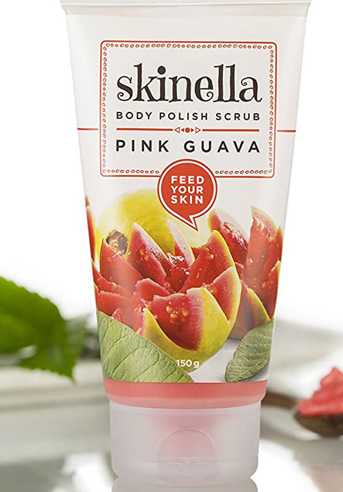 Skinella pink guava body polish scrub