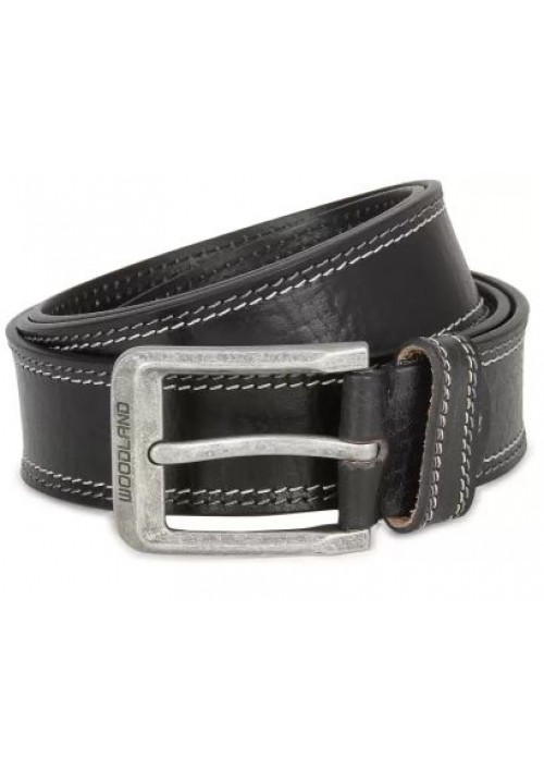 Woodland Leather Belt Black Color